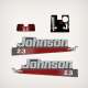 1998 Johnson 2.3 hp Work Horse decal set 0452101
stickers labels decals sticker
 J2RECS  J2RSS MOTOR COVER
0452179 0452180