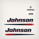 2002-2006 Johnson 3.5 hp decal set white models