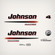 2006-2007 Johnson 4 hp Fourstroke Decal Set 
5033243, 5033244, 5036589, 5033247, 5034204, 5034339, 5033391, 5034349
