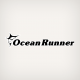 Johnson Ocean Runner decal White-Black