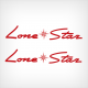 1958 Lone Star Hull Logo Decal Set
