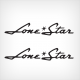 Lone Star Logo Decal Set replica 1960's Boats Hull
Decals stickers  #1 60s sticker 1960 1961 1962 1963 1964 1965 1966 1967 1968 1969