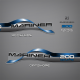 1996-1998 Mariner 200 hp Offshore 2.5 Litre EFI decal set 808563A97