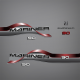1997 1998 Mariner 90 hp Decal set Red 823420A97 decals stickers 2 stroke 