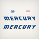 1959 Mercury Mark 28A Outboard decal set (Black-Blue)