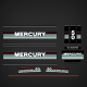 1989 1990 1993 Mercury 50 hp Oil Injected decal set Teal
outboard stickers
3 cyl decals