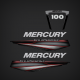 2014 2015 2016 2017 Mercury 100 hp Fourstroke decal set
8M0091789 8M0087994 8M0087995 8M0096296