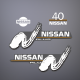 2000 2001 2002 2003 2004 Nissan decal set 40 hp P.L.U.S.

3C8S87802-1 DECAL SET (40)
3C8S87801-1 DECAL SET (40)
