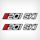 1991-1997 Stratos 201 Ski Decal Set