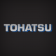 Tohatsu Brand Name lettering Decal
