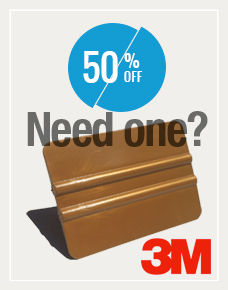 3m squeegee for vinyl graphics hand applicator gold pa1-g