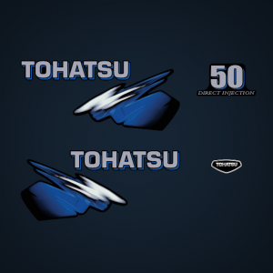 Tohatsu 2hp 2 stroke outboard engine decals/sticker kit 