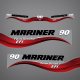 2005-2006 Mariner 90 hp FOURSTROKE EFI Decal set 804858A06
